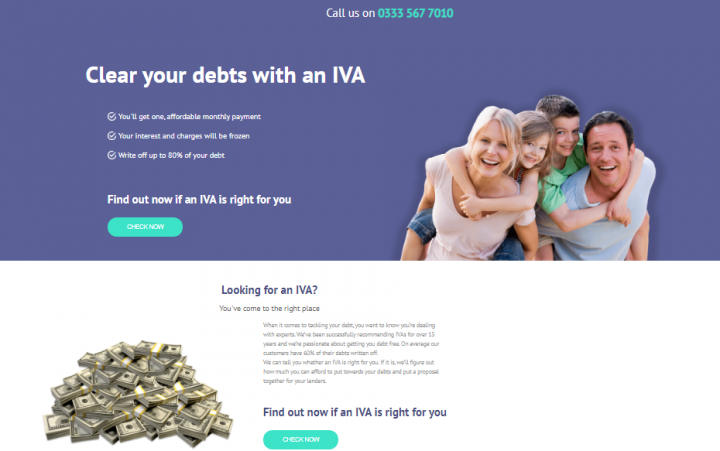 Landing Page / Финансовая компания