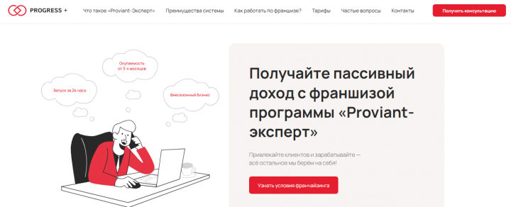 Текст для лендинга "Продажа франшизы на ПО"