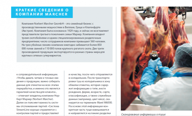 Опыт внедрения системы StreamLine в австрийской компании Marcher