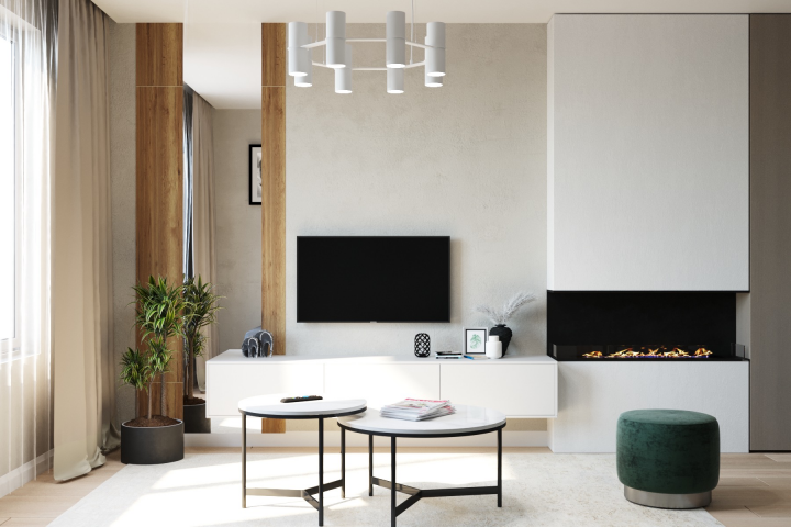 Визуализация гостиной