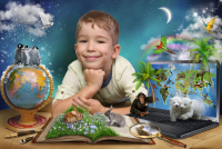 детский коллаж