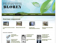 Создание сайта “Комплексные решения для очистки воды - BLOREY”