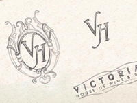 Логотип и Фирменный стиль - Victoria VH