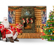 Press wall для Деда Мороза