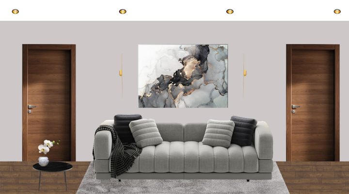 коллажи гостинной