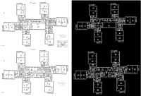 Перечертить план БТИ детского сада.