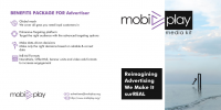 Листовка для компании MobiPlay (лицевая и задняя часть листовки)
