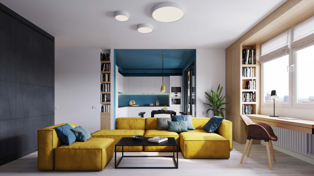 Трехкомнатная квартира "КУБ"