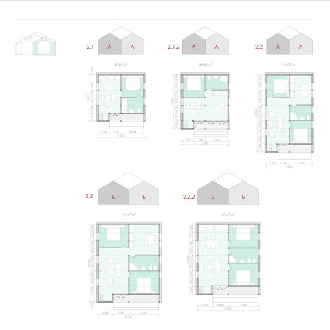 Варианты планировок модульного дома для постоянного проживания
