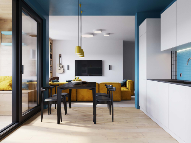 Трехкомнатная квартира "КУБ"