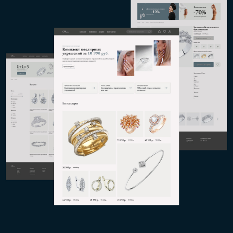 Интернет магазин ювелирных украшений