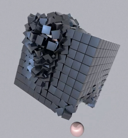 Зацикленная 3d анимация