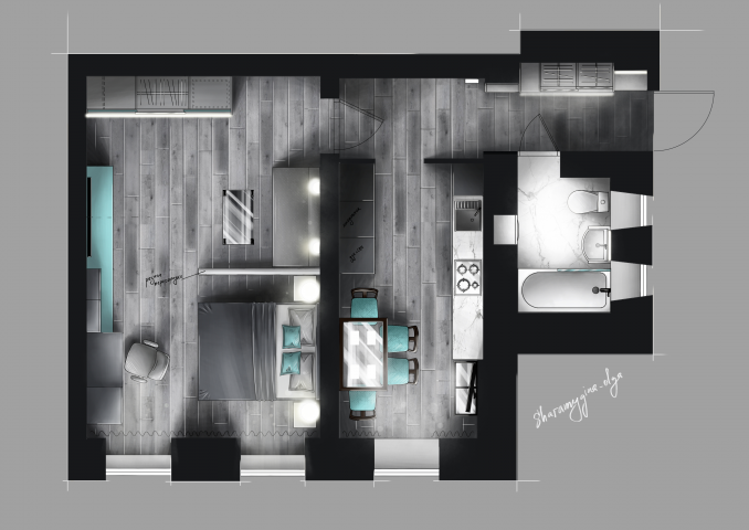 Скетч-план помещения