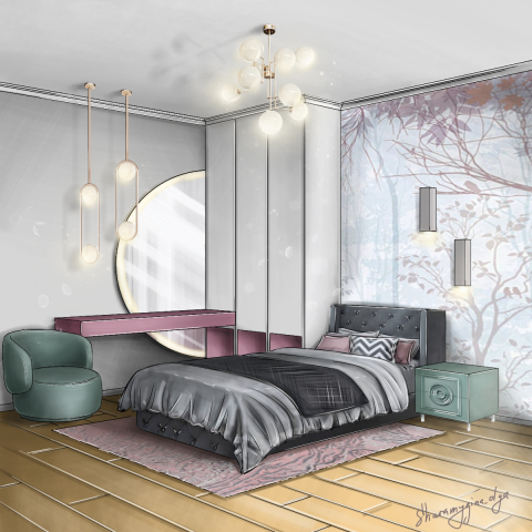 Визуализация интерьера