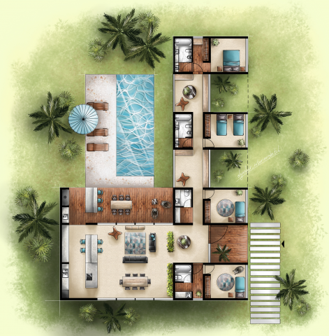 Визуализация 2D плана