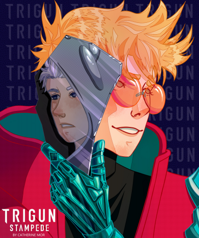 Фанарт по аниме Trigun