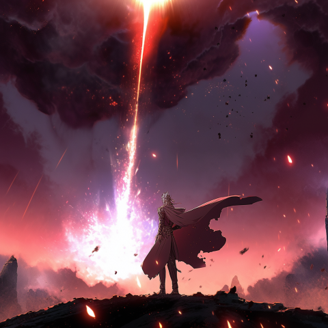 Инвокер, на фоне санстрайка.