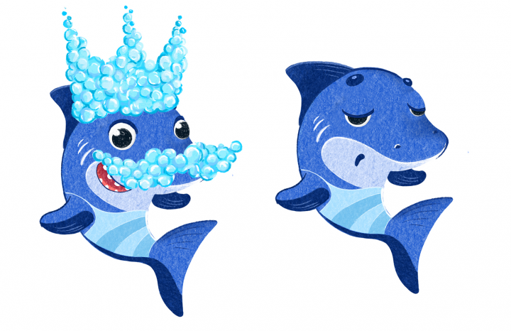 акулёнок, концепт персонажа