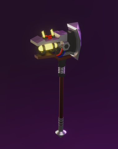 Топор в blender