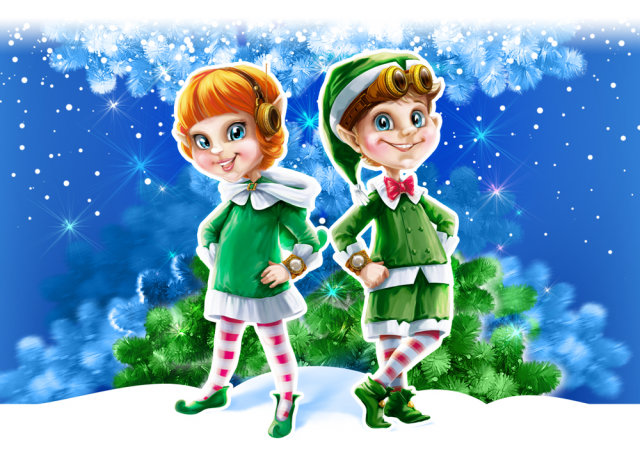 Разработка персонажей и иллюстраций для проекта "Гном-шпион"