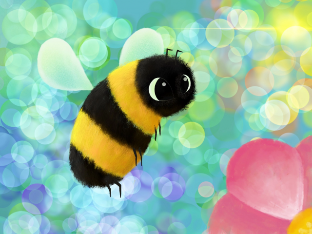 Рисунок пчелки