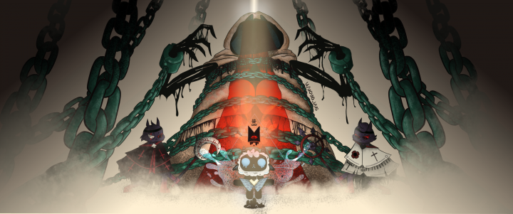 Арт по игре Cult of the lamb
