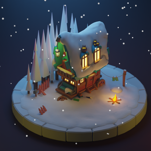 3D Low poly