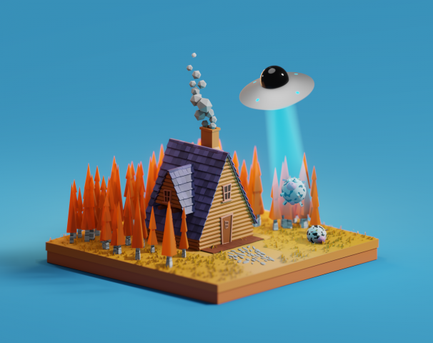 3D Low poly