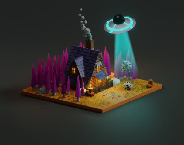 3D Low poly