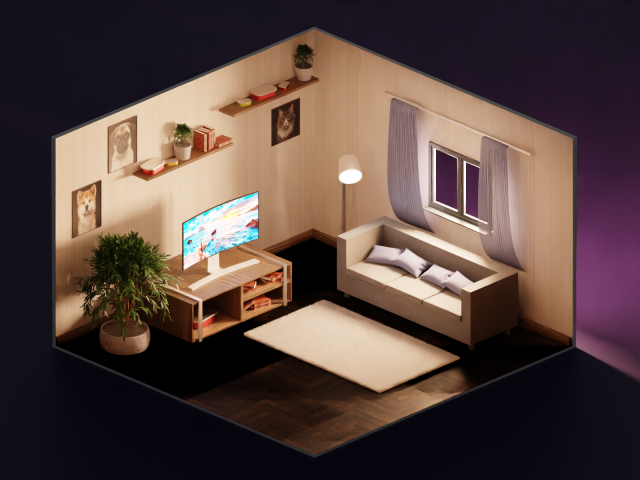 3D Low poly
