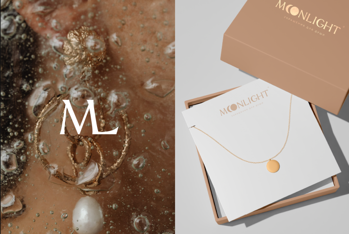 Айдентика для бренда украшений