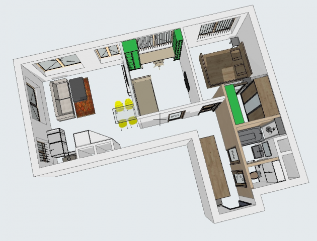 Квартира 56 кв.м.