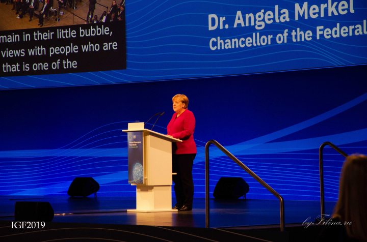 IGF 2019, Berlin, Angela Merkel