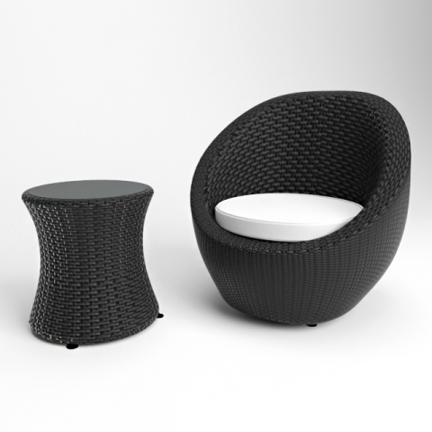 Уличная мебель из ротанга