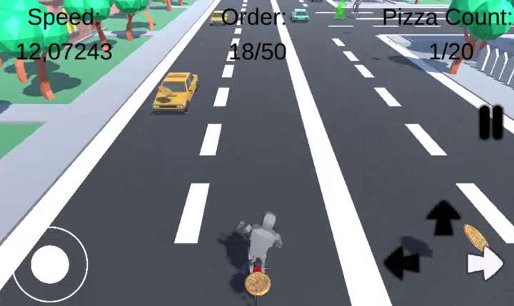 Unity Game - Pizza - Man
