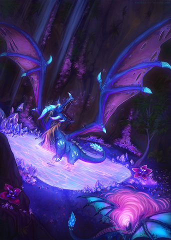 фан арт персонажа Сенегос, из игры World of Warcraft