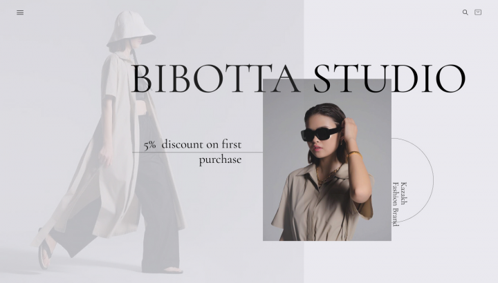 Landing Page для бренда одежды