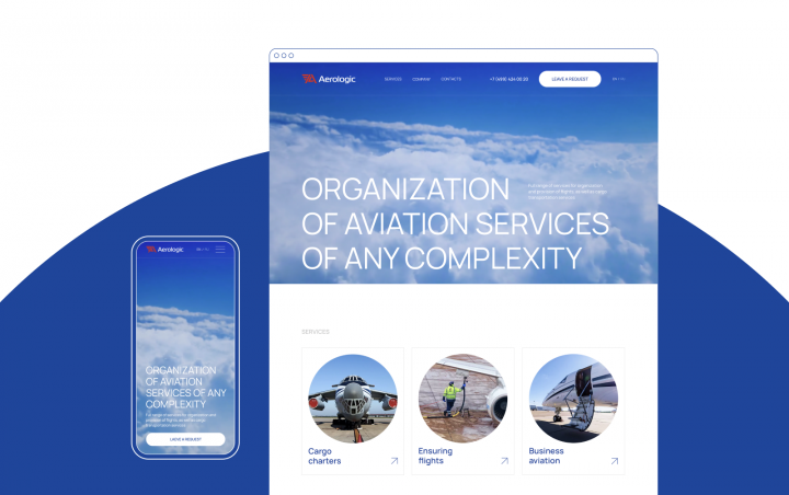 Сайт логистической компании — Aerologic