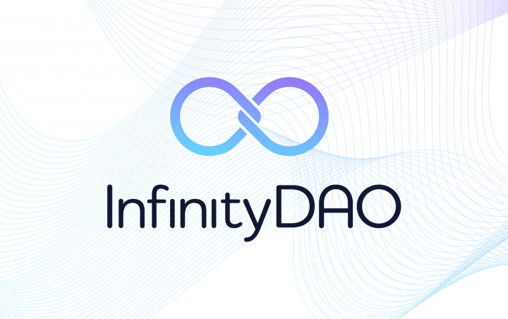 Логотип и айдентика для крипто-стартапа — InfinityDAO