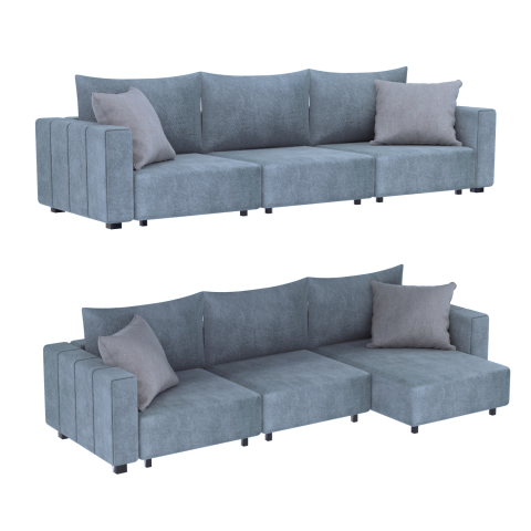 3d моделирование дивана moon 161