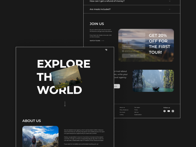 #1 "Explore the world"