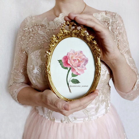 Винтажная акварель