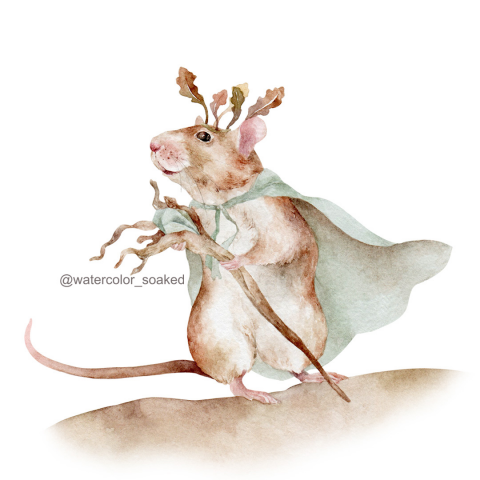 Акварельная иллюстрация для афиши мероприятия