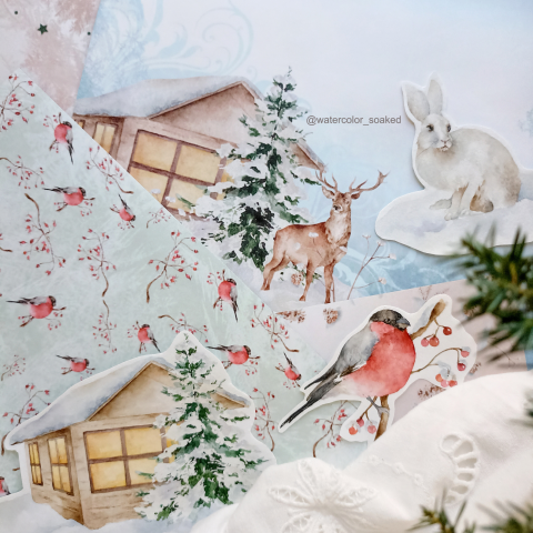 Иллюстрации для скрап бумаги