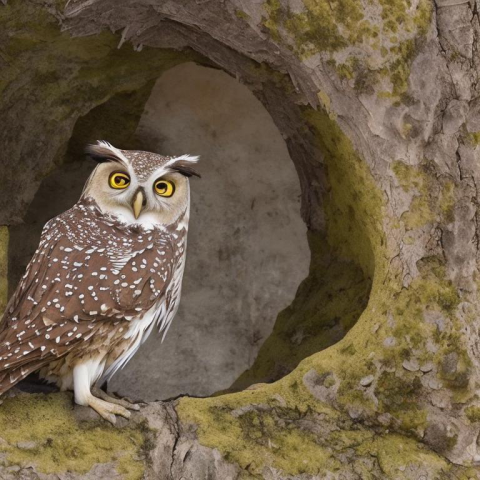 Сова на конкурс 3D зверей