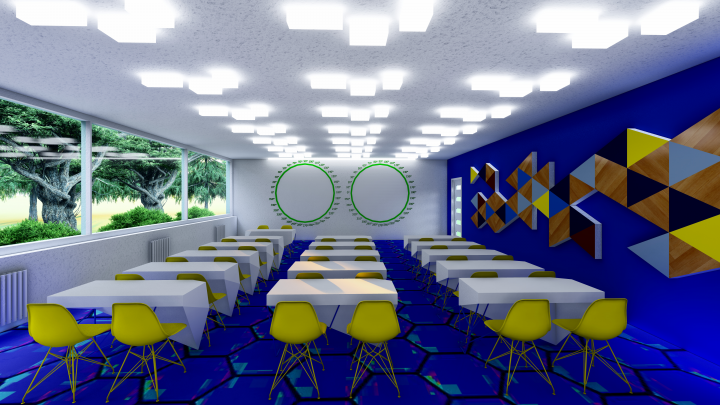 Интерьер кабинета алгебры и геометрии