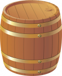 Пивная бочка для поздравительной открытки (CorelDraw)