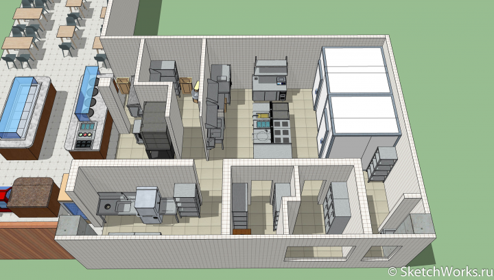 Проект кафе-пиццерии