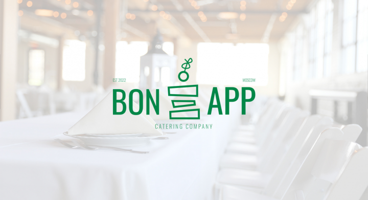 "BONAPP" catering / logo design