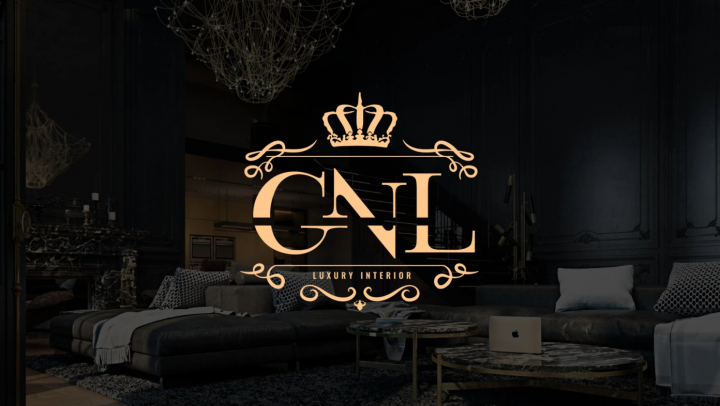 "GNL" interior design studio / logo design